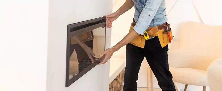 Metal Fireplace Installation in Peabody, Massachusetts