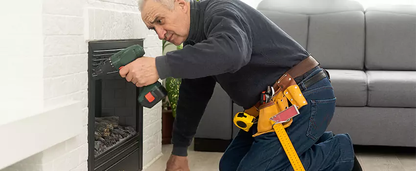 New Indoor Fireplace Installation in Peabody, Massachusetts
