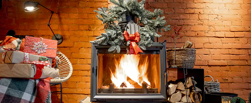 Travis Industries Linear Gas Fireplace Installation in Peabody, Massachusetts