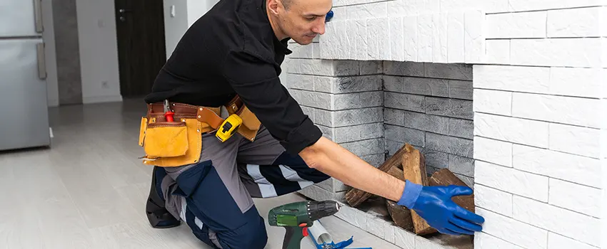 Fireplace Damaged Damper Frame Repair Services in Peabody, Massachusetts